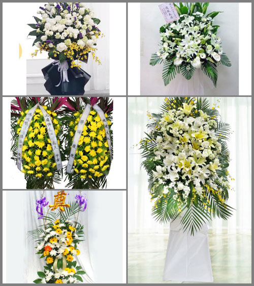 广东梅州市五华县转水镇白事花篮预定